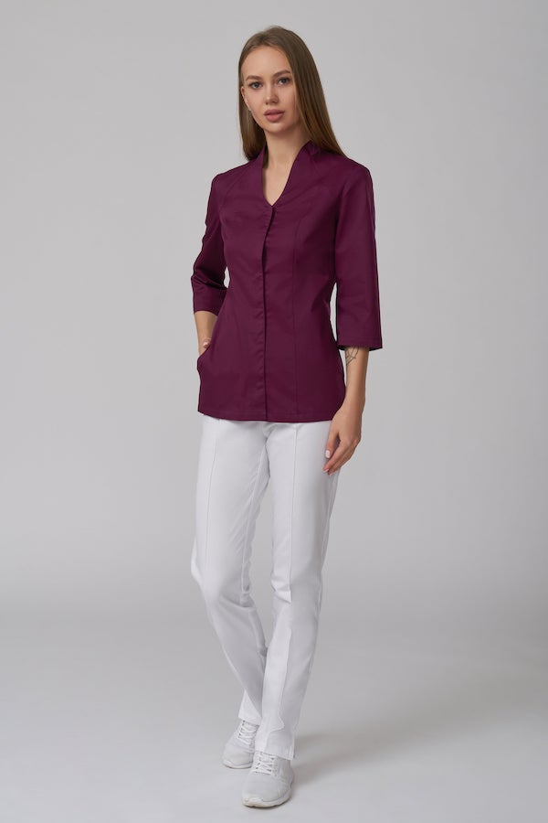 Professional Uniform, Short Burgundy Jacket