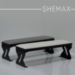 SHEMAX Armrest LUXARY, Total Black