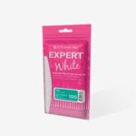 Staleks EXPERT 42 100 grid White disposable files for crescent nail, 30pcs