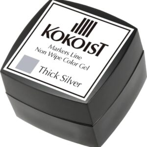 Kokoist ML-04 Markers Line Non Wipe Color Gel Thick, Silver