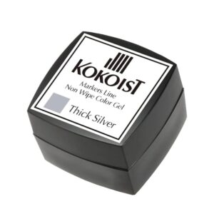 Kokoist ML-04 Markers Line Non Wipe Color Gel Thick, Silver