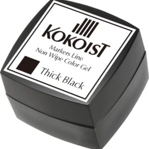 Kokoist ML-02 Markers Line Non Wipe Color Gel Thick, Black