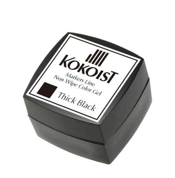 Kokoist ML-02 Markers Line Non Wipe Color Gel Thick, Black
