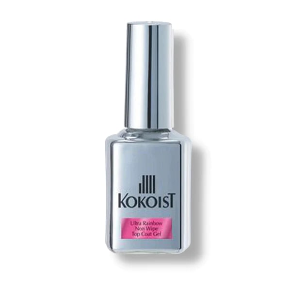 Kokoist Ultra Rainbow Non Wipe Top Coat Gel, 15ml — Nail Art House