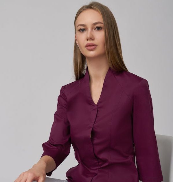 Professional Uniform, Short Burgundy Jacket