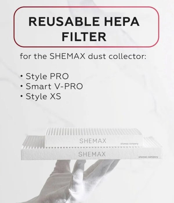SHEMAX Dust Collector Filter, Style PRO & V-PRO