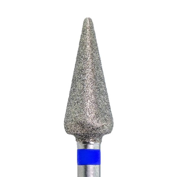 Kmiz diamond bur drop shaped medium nail bit, 5mm