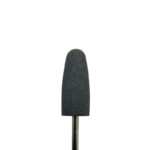 Global Fashion Silicone Dull Cone Polishing Nail Bit, Dark Grey 10mm