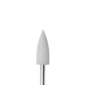 Silicone Cone Polishing Nail Bit, Light Grey