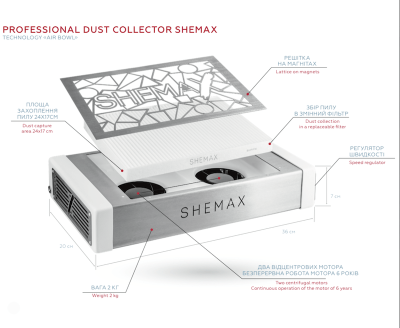 FILTRO PER SHEMAX AD INCASSO - Diana Nails Shop Italy