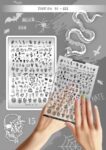 Taki Da Stamping Plate, 35 Large + Demo Card