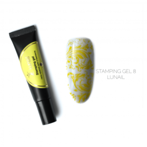 LUNAIL GEL PAINT FOR STAMPING “8” yellow 8ML