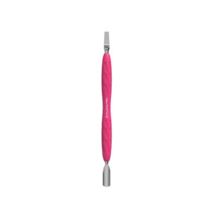 Staleks “Gummy” UNIQ 10 TYPE 5 Manicure pusher with silicone handle (narrow rounded pusher + wide blade)