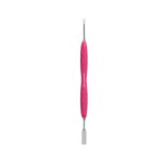 Staleks “Gummy” UNIQ 11 TYPE 1 Manicure pusher with silicone handle (flat straight pusher + ring)