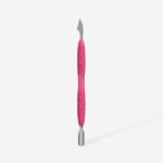 Staleks “Gummy” UNIQ 10 TYPE 3 Manicure pusher with silicone handle (narrow rounded pusher + hatchet)