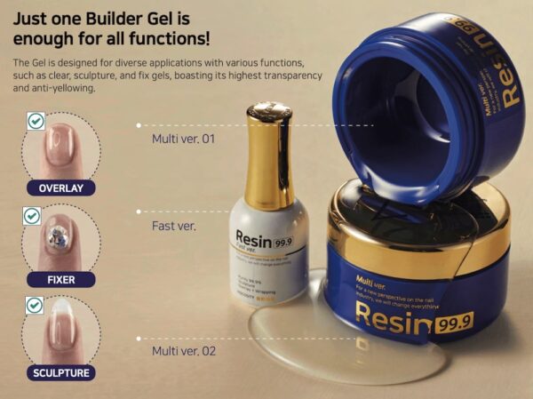 IZEMI Resin 99.9 Builder Gel Quick Version