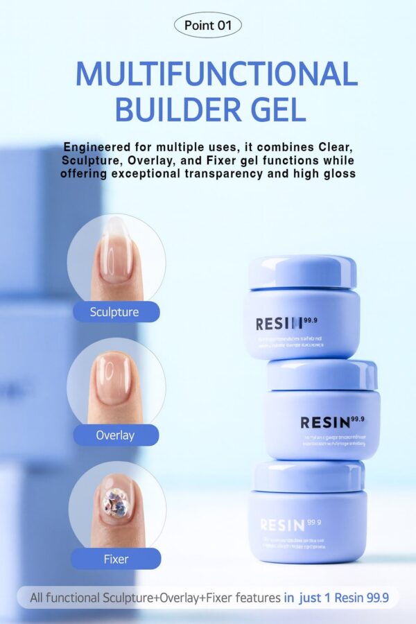 IZEMI New Builder Gel Resin 99.9 Multi 1, 20g