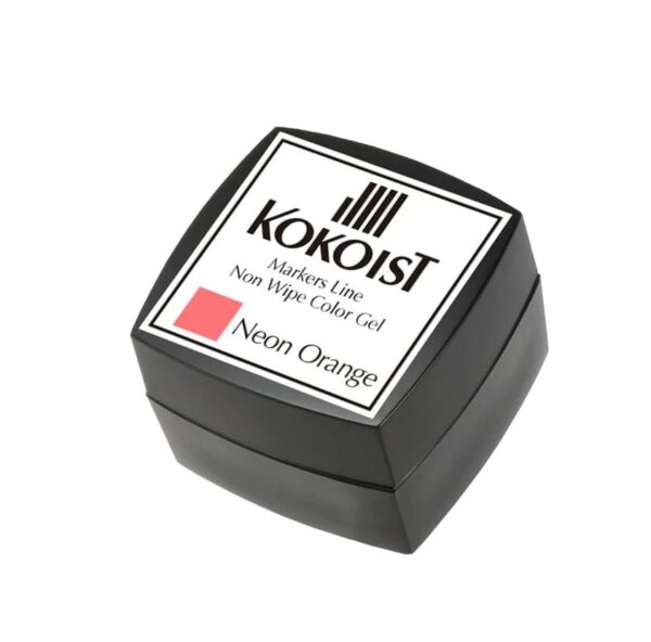Kokoist ML-01 Markers Line Non Wipe Color Gel Thick, Neon Orange