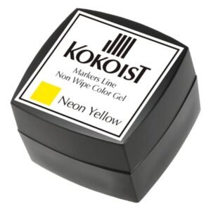 Kokoist ML-01 Markers Line Non Wipe Color Gel Thick, Neon Yellow