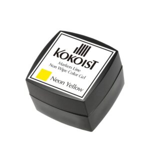 Kokoist ML-01 Markers Line Non Wipe Color Gel Thick, Neon Yellow