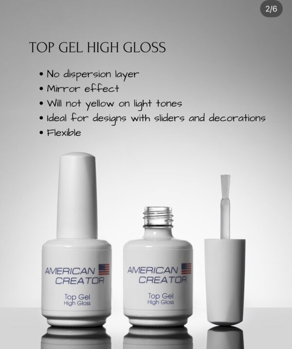 American Creator Top gel High gloss, 15ml