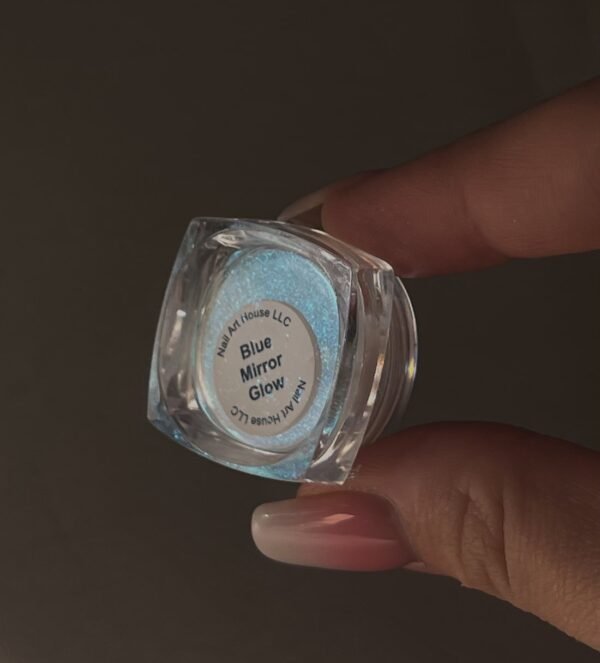 Nail Art House Chrome Powder, Blue Mirror Glow