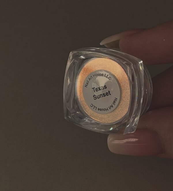 Nail Art House Chrome Powder, Texas sunset