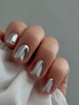 Nail Art House Chrome Powder, Silver Metallic