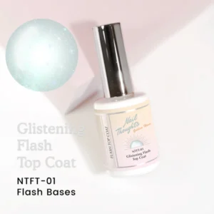 Nail Thoughts Reflective NTFT Glistening Flash Top Coat Gel