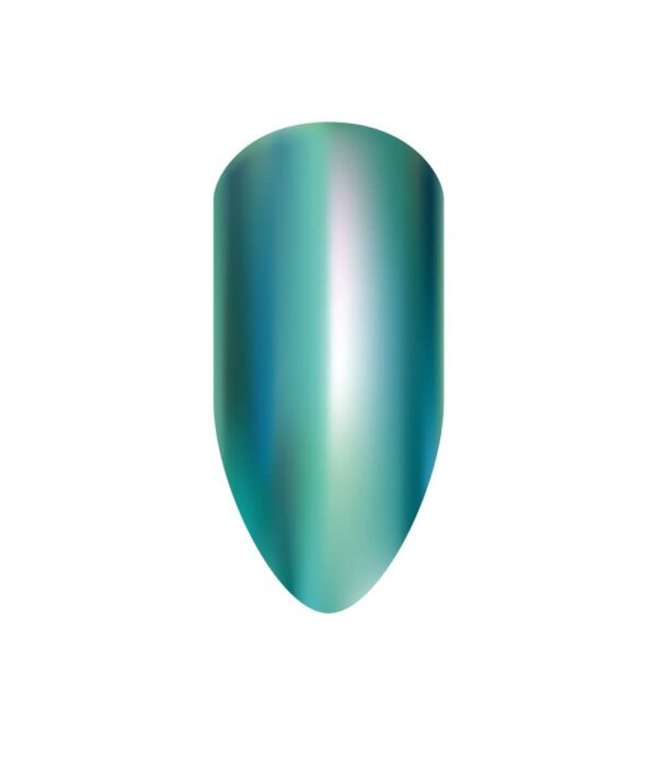 Nail Art House Chrome Powder, Rich Malachite