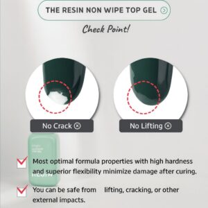 IZEMI The Resin Non-Wipe Top Coat, High