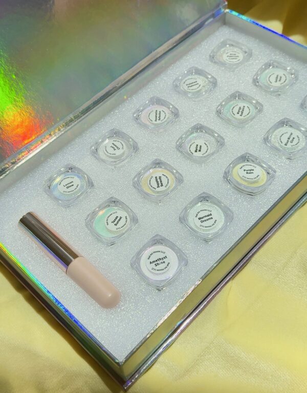 Nail Art House Glow Chrome Collection Set Limited Edition
