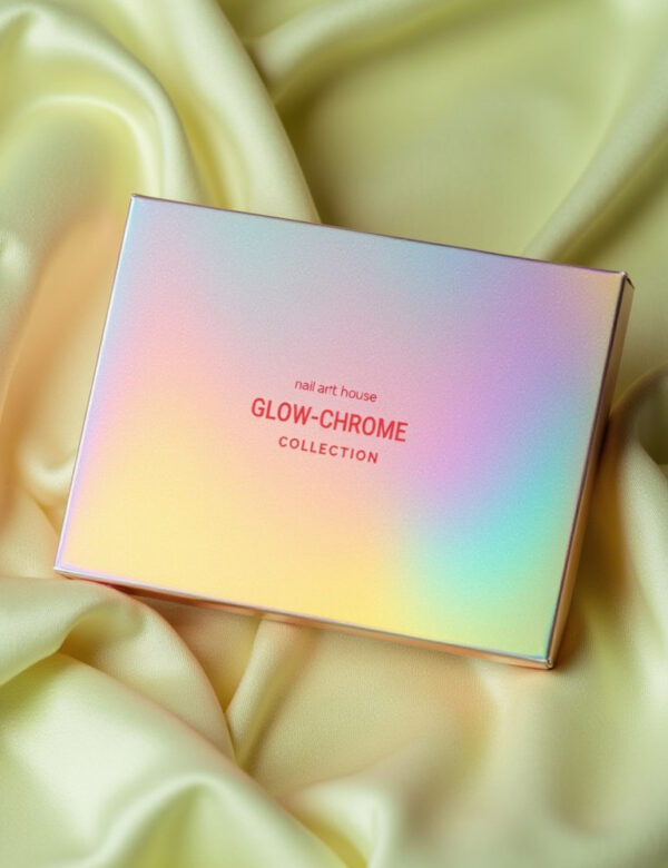 Nail Art House Glow Chrome Collection Set Limited Edition