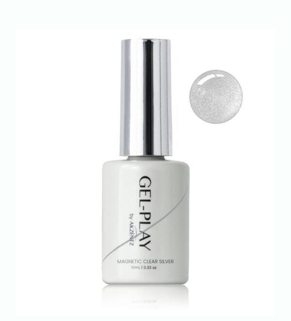 Akzentz Gel-Play Magnetic Gel Clear Silver