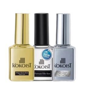 Kokoist Trio Bundle Ultra Glossy + Mega Sticky + Platinum Filler Base