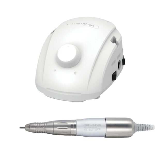 New Saeyang Marathon Champion 3 White SH30N Handpiece , Original E-File Nail Drill Machine