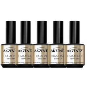 Akzentz Bulk 5x Diamond Shine-On Top Coats