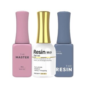 IZEMI Bundle The Master Pink + Fast Ver + The Resin Top Coat Mid