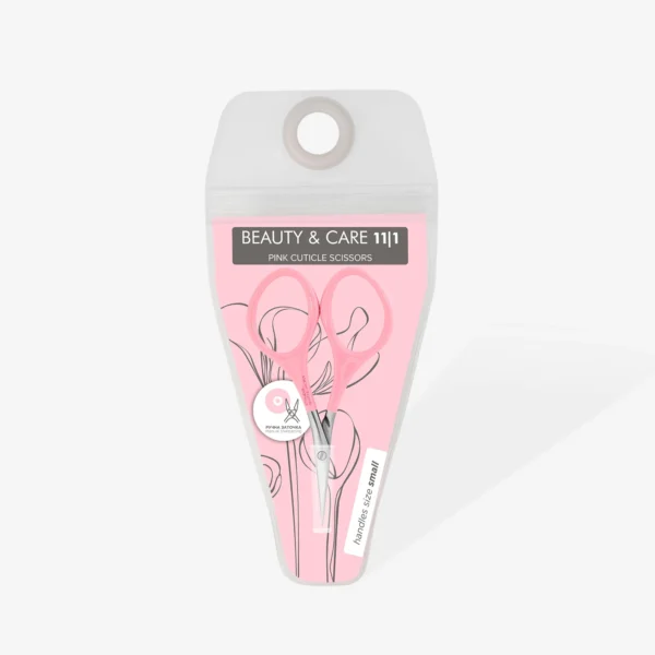 Staleks Pink cuticle scissors BEAUTY & CARE 11 TYPE 1
