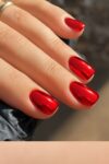 Nail Art House Chrome Powder, Jingle Red