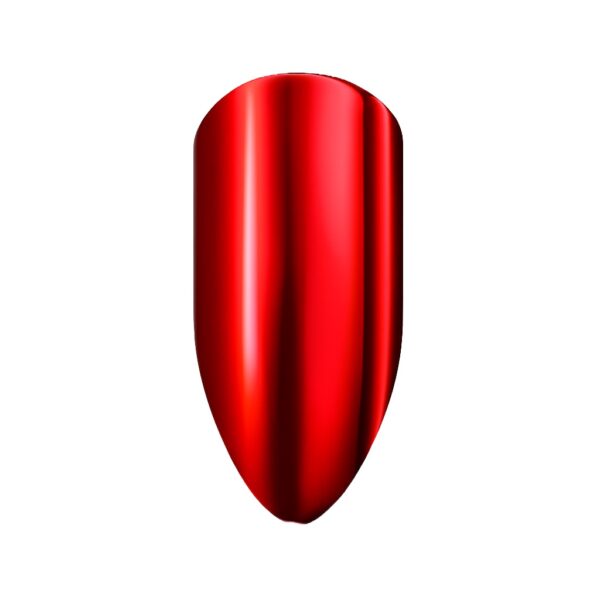 Nail Art House Chrome Powder, Jingle Red