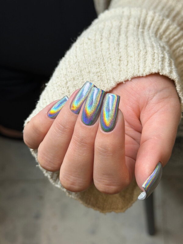 Nail Art House Chrome Powder, Holographic Galaxy