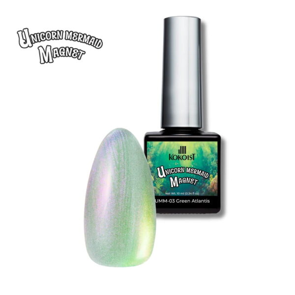 Kokoist Unicorn Mermaid Magnet UMM-03 Green Atlantis