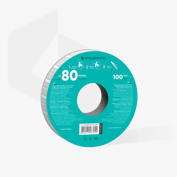 Staleks Disposable white abrasive tape EXPERT 100 grit